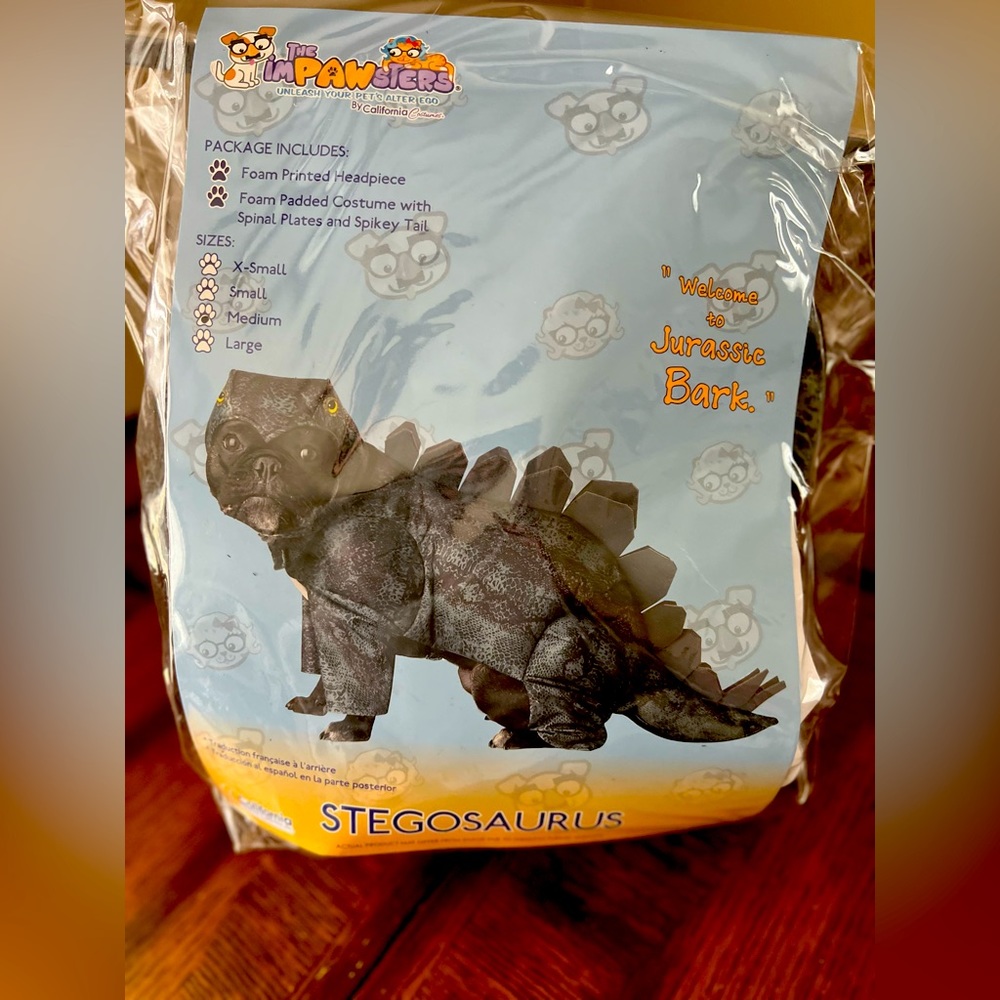 Dino dog costume